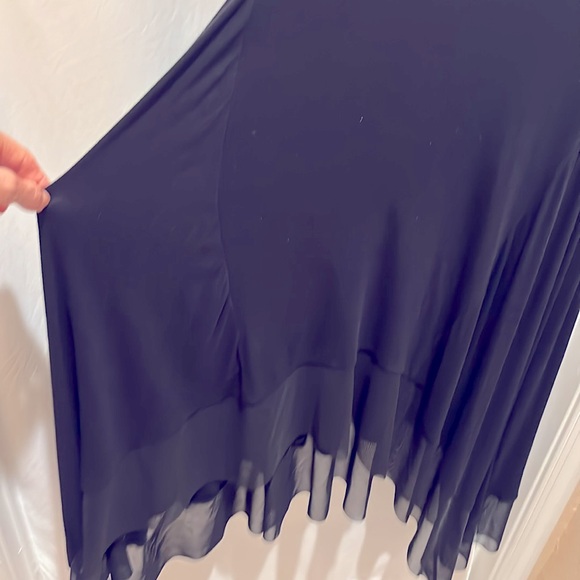 NWT BCBGMAXAZRIA “TIFFANY” ELEGANT BLACK LONG BLACK DRESS LONG SLEEVE- Large - Picture 11 of 14